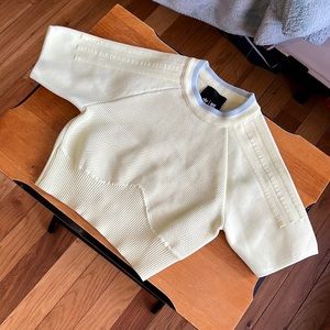 Pale yellow Ivy Park crop top